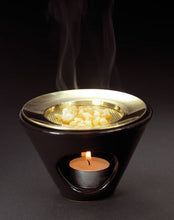 Lade das Bild in den Galerie-Viewer, Räuchergefäß in schwarz mit Edelstahlsieb